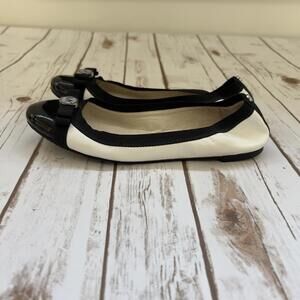 Michael Kors Preloved Black and White Ballet Flats - 8.5